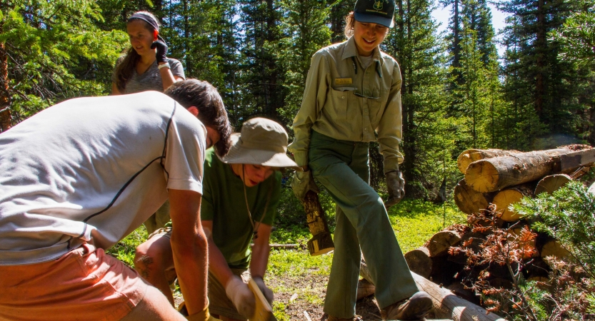 service learning on outdoor leadership course
